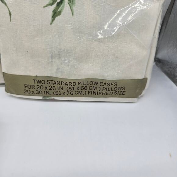 Vintage NOS Marvelaire Springmaid Floral Wild Rose Double Sheet Set Pillowcases - Picture 4 of 11